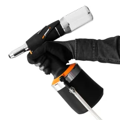 airPower 3 - Pneumatische Hydraulische Blindnietsetzgerät Blindnietgerät Setzgerät Pistole Niete Setzwerkzeug Druckluft Nietpistole Arbeitsbereich ø 4,8 - 6,4 mm- Nietzange - Nietenzange - Blindnietzange