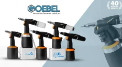 airPower 4 - Pneumatische Hydraulische Blindnietmutternsetzgerät Blindnietmuttern Blindnietschrauben Setzgerät Pistole Setzwerkzeug Druckluft Nietpistole Arbeitsbereich M3 - M10 - Nietmutternzange - Blindnietmutterzange