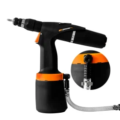 airPower 4 - Pneumatische Hydraulische Blindnietmutternsetzgerät Blindnietmuttern Blindnietschrauben Setzgerät Pistole Setzwerkzeug Druckluft Nietpistole Arbeitsbereich M3 - M10 - Nietmutternzange - Blindnietmutterzange