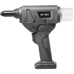 Akku Nieter Blindnietgerät | Akku Nietgerät | Akku-Tool GO-BR2 Akku Hochfeste Blindniete Setzwerkzeug mit bürstenlosem Motor 18V ohne Akku, inkl. Koffer und Zubehör Arbeitsbereich ø 3,0 – 6,4 mm alle Materialien