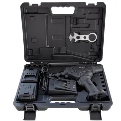 Akku Spreiz Blindnietmuttern Setzwerkzeug Setzgerät GO-SN1 mit bürstemlosem Motor 18V inkl. 2 Akku, Koffer und Zubehör mit Arbeitsbereich M5 / M6 / M8 / M10 alle Materialien