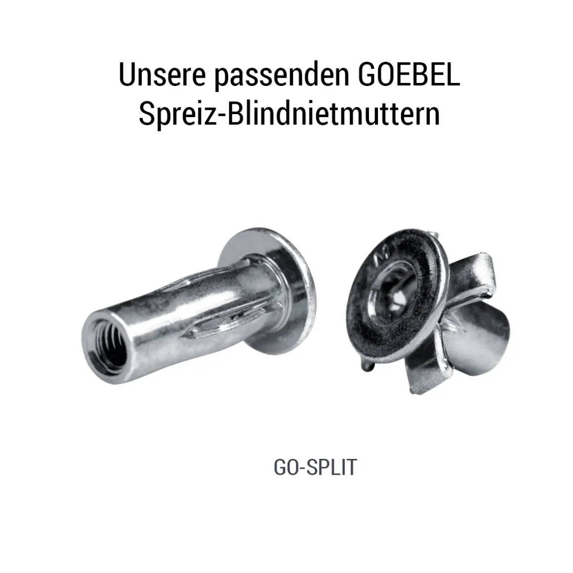 Akku Spreiz Blindnietmuttern Setzwerkzeug Setzgerät GO-SN1 mit bürstemlosem Motor 18V inkl. 2 Akku, Koffer und Zubehör mit Arbeitsbereich M5 / M6 / M8 / M10 alle Materialien