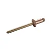 Blindnieten Kupfer Legierung/Bronze (Ø x L) 3,2 x 9,0 mm mit Flachkopf ISO16582 - Flachkopf Niete - Popniete - STANDARD