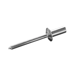 Dicht-Becherblindnieten Aluminium/Aluminium (Ø x L) 3,2 x 6,5 mm mit Flachkopf ISO15975 - Dicht-Becherblindniete - Becher-Blindniete - Dichtblindniete - Bechernieten - Dichtnieten - CUP