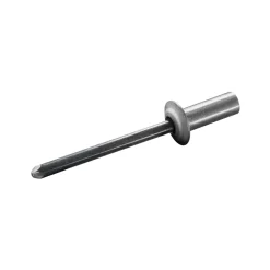 Dicht-Becherblindnieten Aluminium/Stahl (Ø x L) 4,0 x 15,0 mm mit Flachkopf ISO15973 - Dicht-Becherblindniete - Becher-Blindniete - Dichtblindniete - Bechernieten - Dichtnieten - CUP