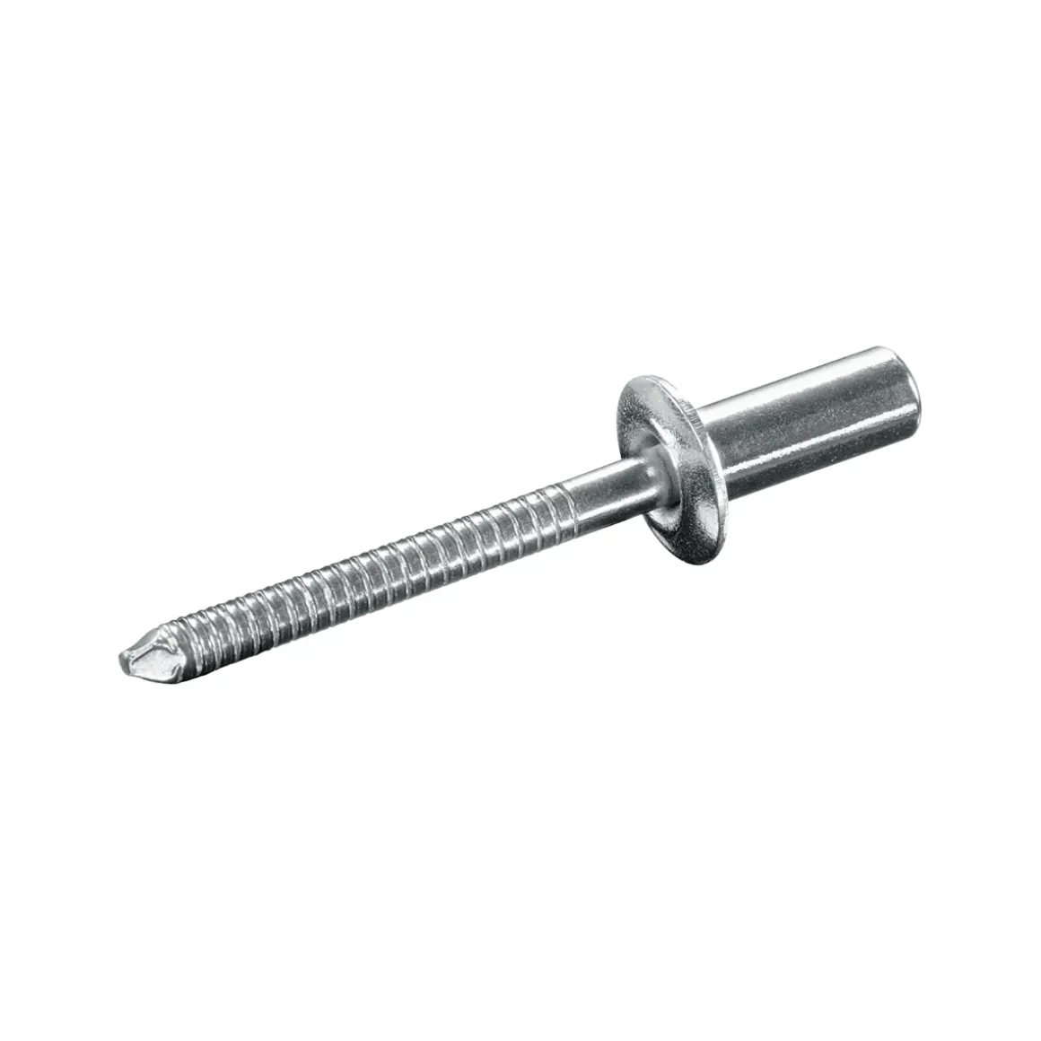 Dicht-Becherblindnieten mit gerilltem Nietdorn Edelstahl A2/Edelstahl C1 (Ø x L) 3,2 x 8,0 mm mit Flachkopf ISO16585 - Becher-Blindniete - Dichtblindniete - Bechernieten - Dichtnieten - CUP