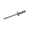 Gerillte Blindnieten Aluminium/Stahl (Ø x L) 3,2 x 10,0 mm mit Flachkopf - Gerillte Nieten - Niete - RILLI
