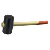 Gummihammer schwarz 55 mm mit Eschenstil