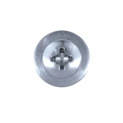 Linsenblechschrauben mit Dichtscheibe EPDM Scheibe (Ø x L) 4,8 x 16 mm Edelstahl A2 Linsenkopf Phillips-Kreuzschlitz PH DIN7981 ISO7049 Werksnorm - Linsenkopfschrauben – Blechschrauben