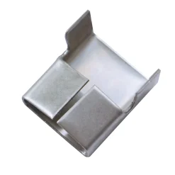 Spaltband / Kappenband L-Clips Edelstahl A2 für 16,0mm Bandbreite