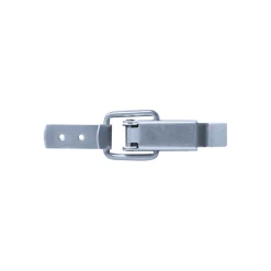 Spannverschluss Aluminium 1/60 II Kappenschloss mit gerade Grundtplatte und Gegenhaken - Kistenverschluss - Kofferverschluss - Hebel Verschluss