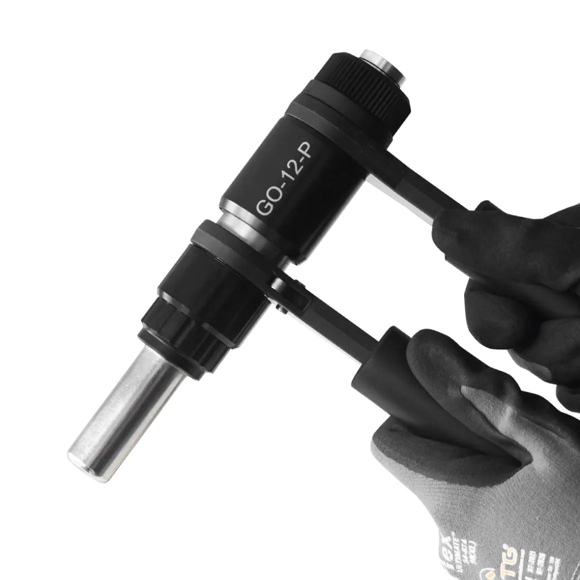 Zweihand Ratsche GO-12-P für Schliessringbolzen 6,4 mm